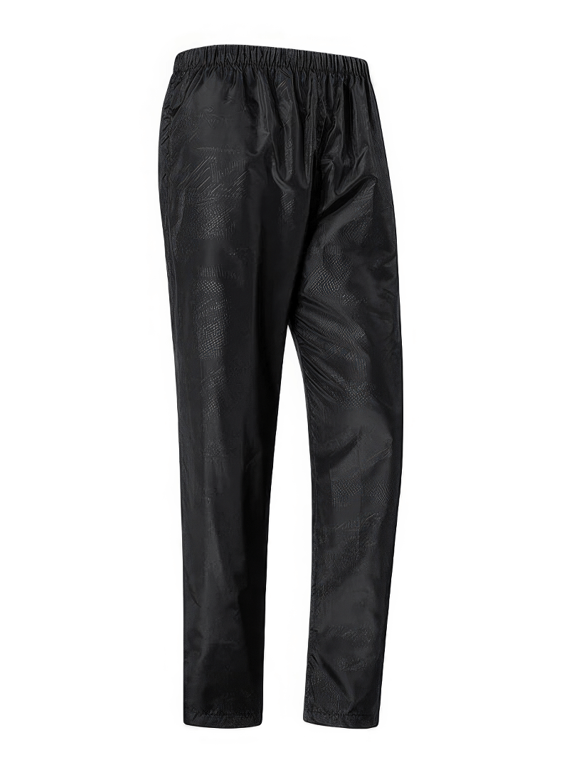 Women's polyester elastic waist track pants SF2028 in black, featuring waterproof, quick-dry, breathable fabric for outdoor activities.